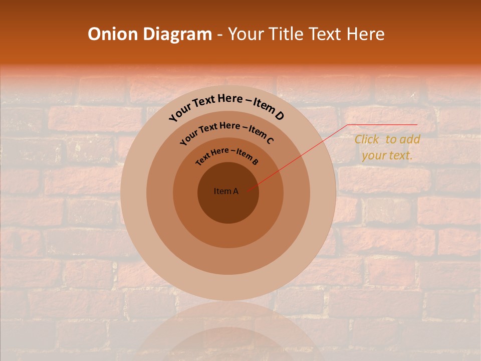 Brown Vertical Red PowerPoint Template