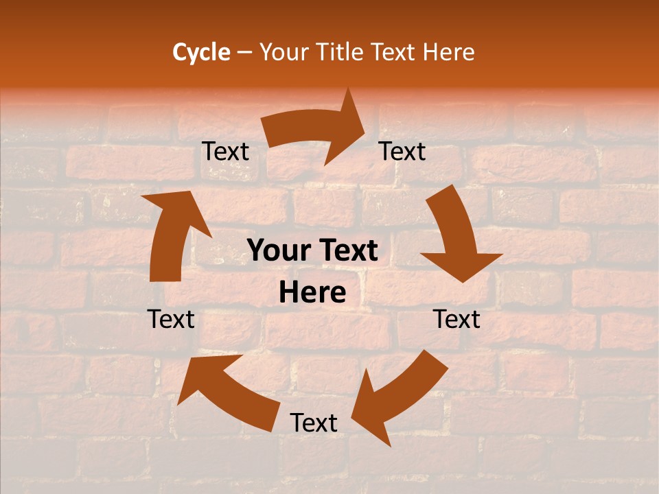 Brown Vertical Red PowerPoint Template