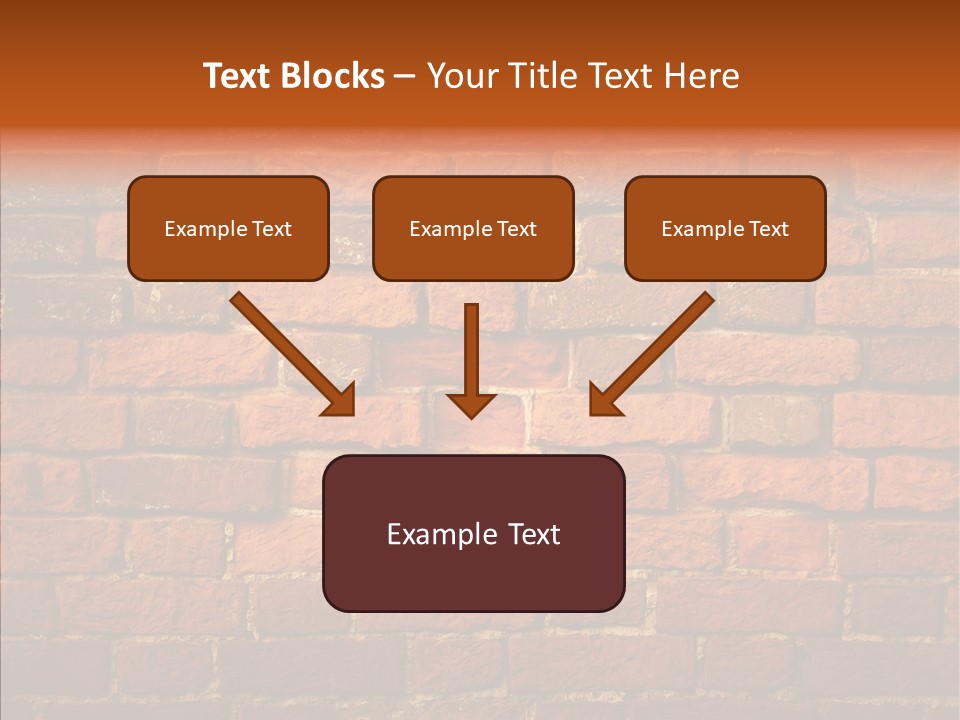 Brown Vertical Red PowerPoint Template