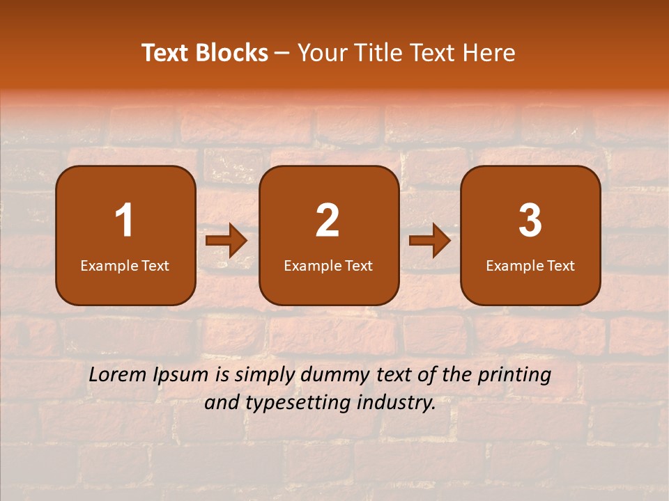 Brown Vertical Red PowerPoint Template