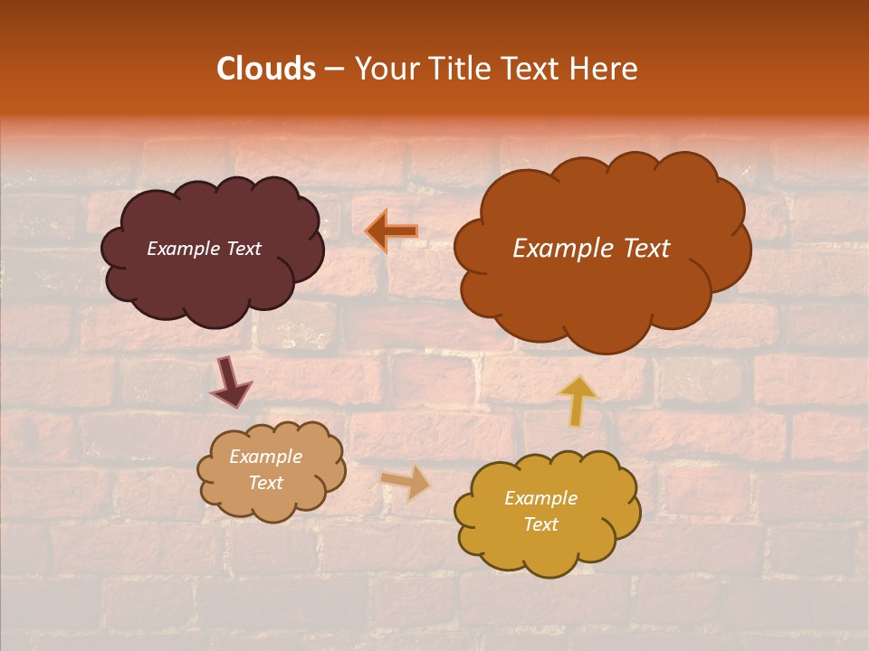 Brown Vertical Red PowerPoint Template