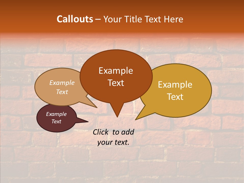Brown Vertical Red PowerPoint Template
