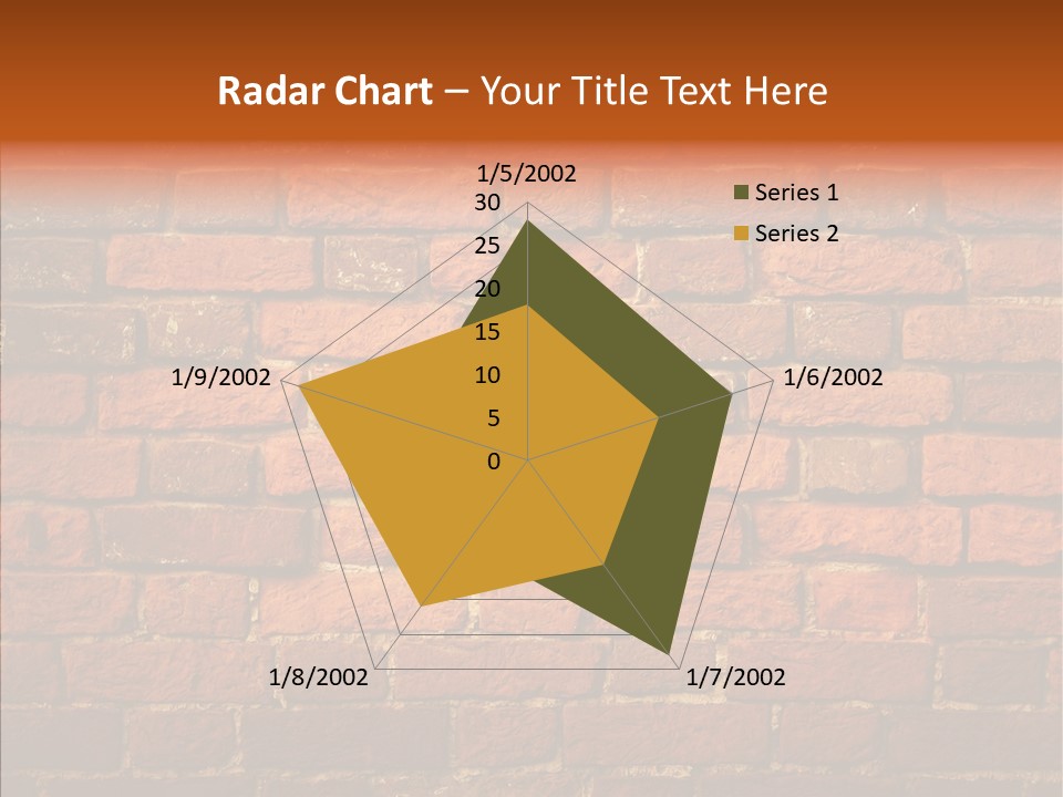 Brown Vertical Red PowerPoint Template