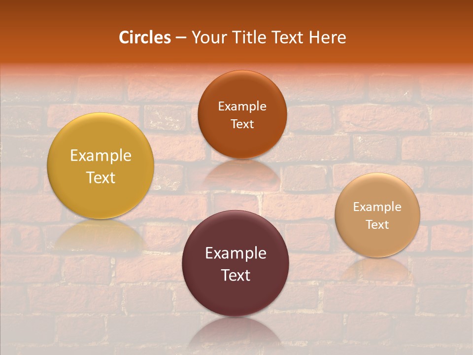 Brown Vertical Red PowerPoint Template