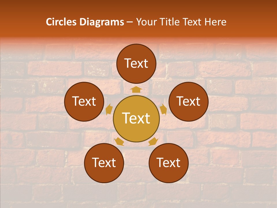 Brown Vertical Red PowerPoint Template