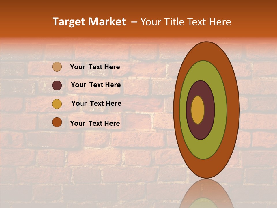 Brown Vertical Red PowerPoint Template