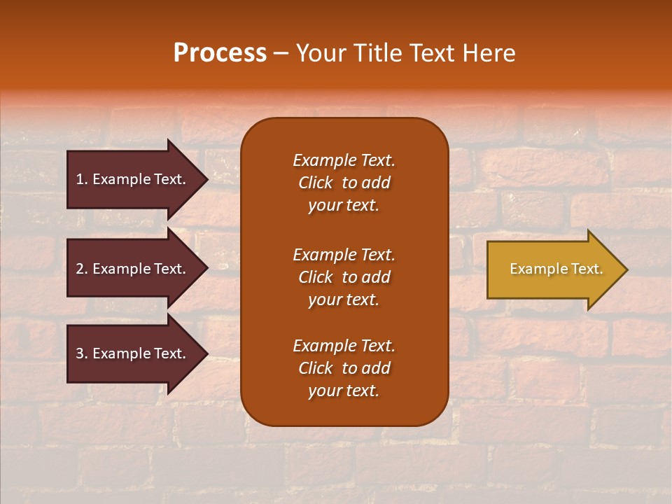 Brown Vertical Red PowerPoint Template