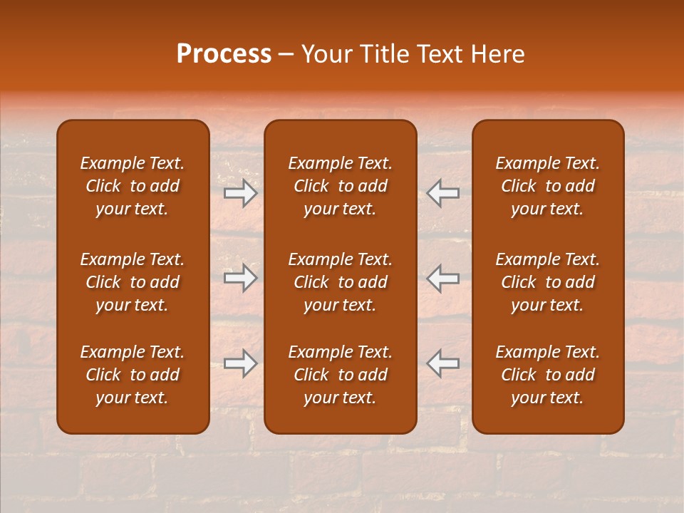 Brown Vertical Red PowerPoint Template