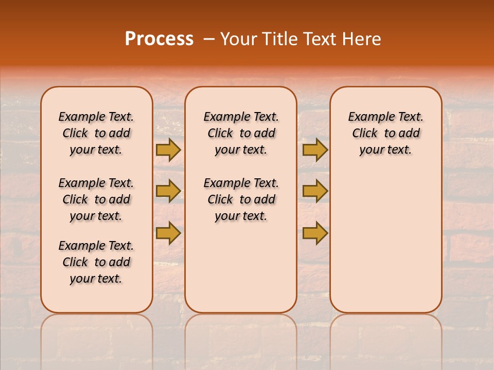 Brown Vertical Red PowerPoint Template