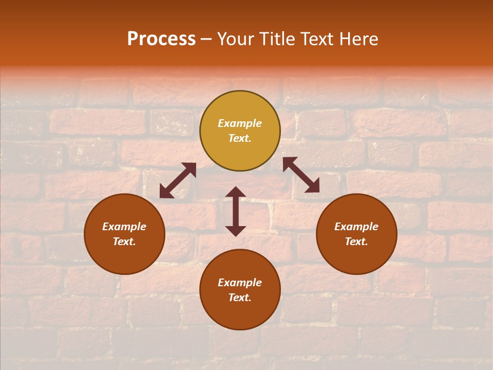 Brown Vertical Red PowerPoint Template