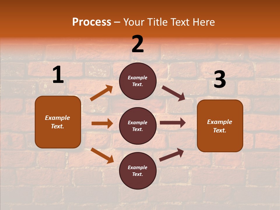Brown Vertical Red PowerPoint Template