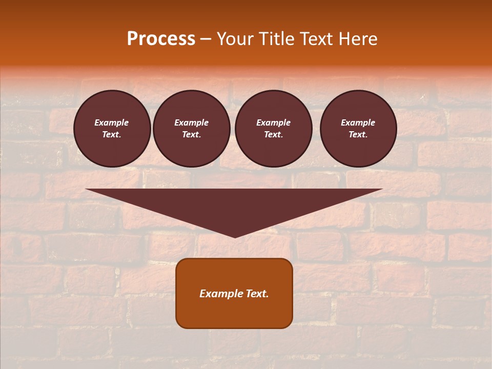 Brown Vertical Red PowerPoint Template