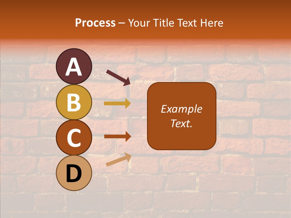 Brown Vertical Red PowerPoint Template