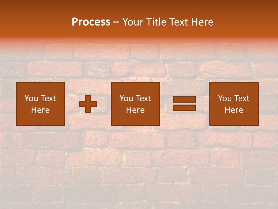 Brown Vertical Red PowerPoint Template
