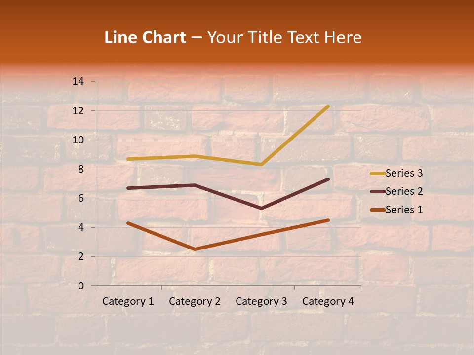 Brown Vertical Red PowerPoint Template