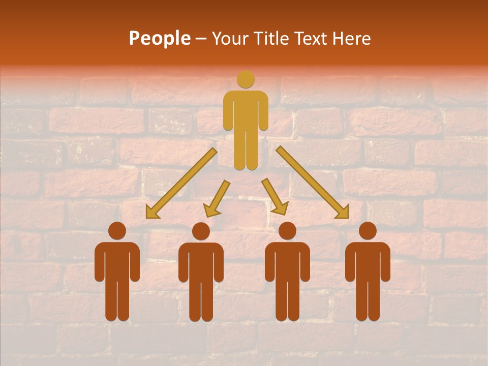 Brown Vertical Red PowerPoint Template