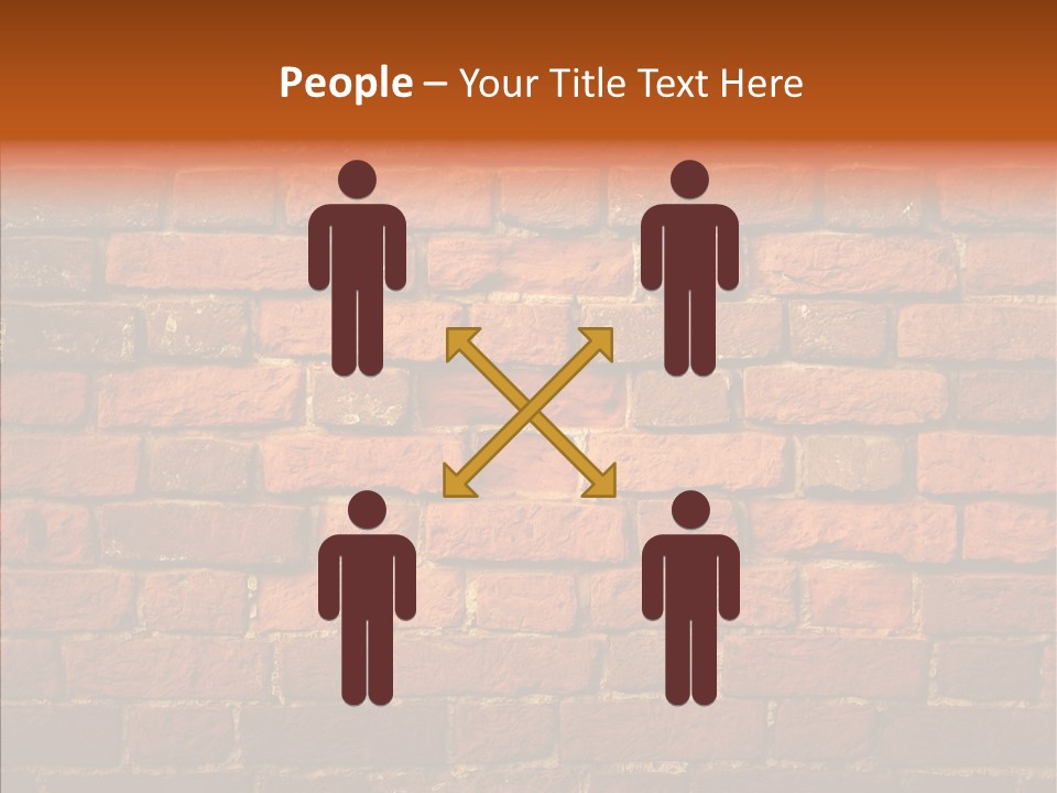 Brown Vertical Red PowerPoint Template