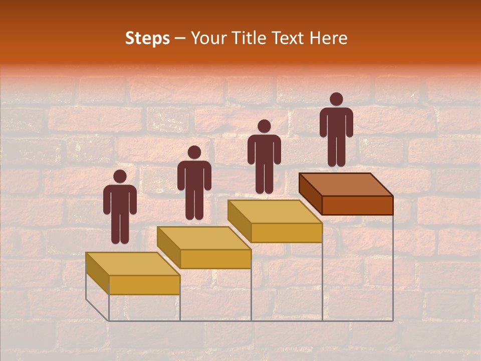 Brown Vertical Red PowerPoint Template
