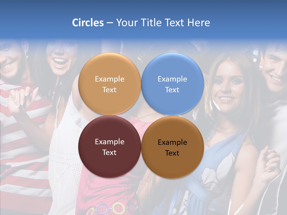 Boyfriend Lifestyle Group PowerPoint Template