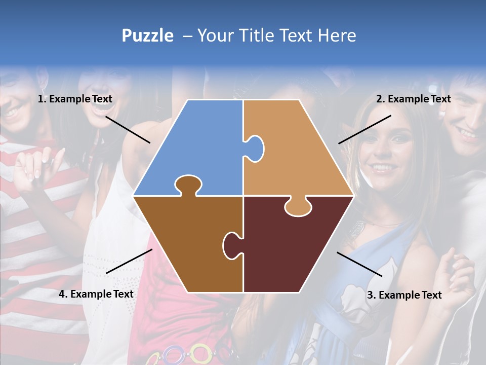 Boyfriend Lifestyle Group PowerPoint Template