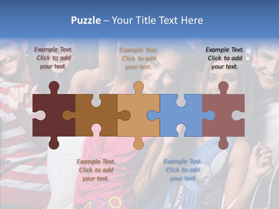 Boyfriend Lifestyle Group PowerPoint Template