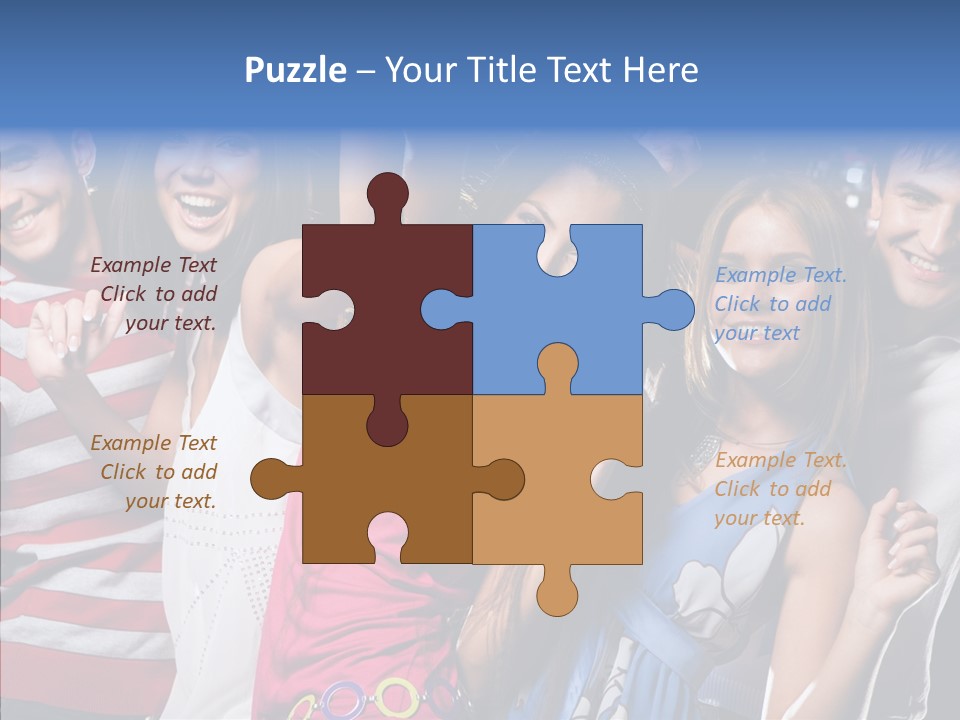 Boyfriend Lifestyle Group PowerPoint Template