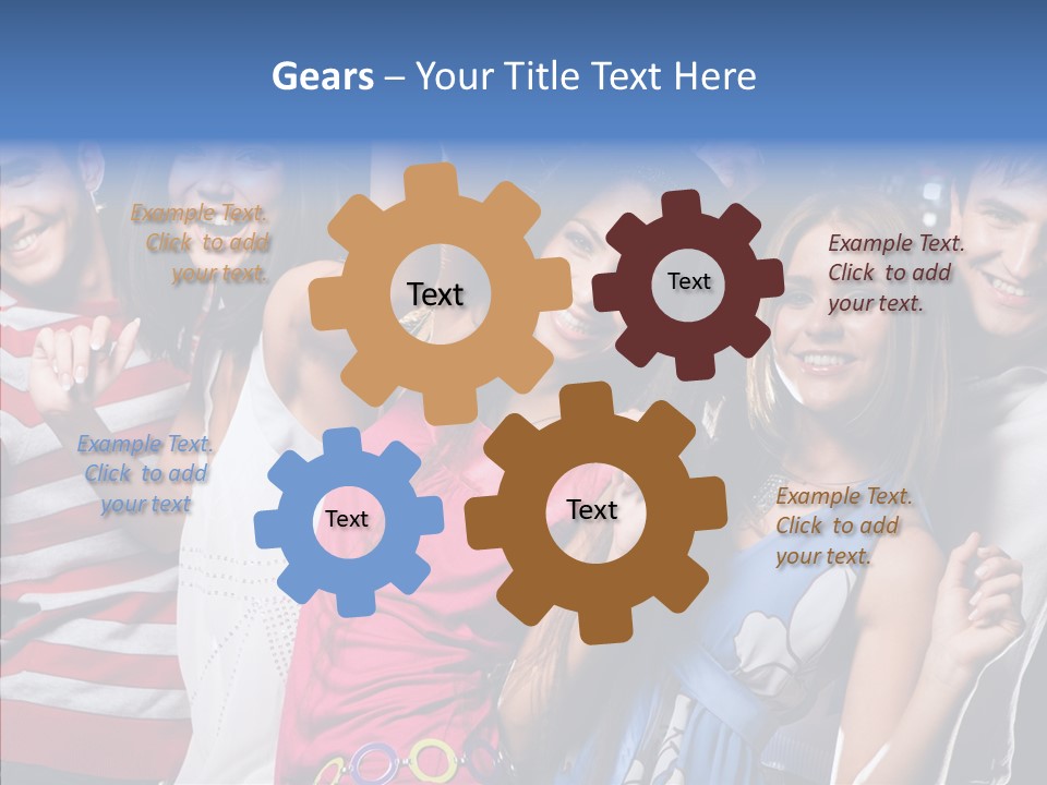 Boyfriend Lifestyle Group PowerPoint Template