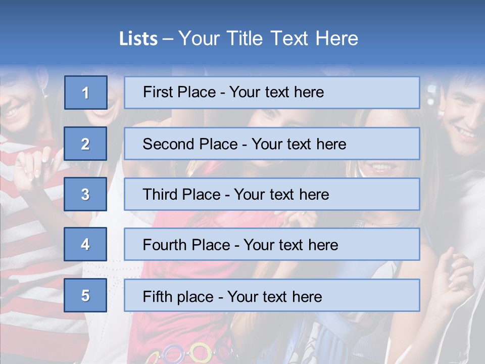 Boyfriend Lifestyle Group PowerPoint Template