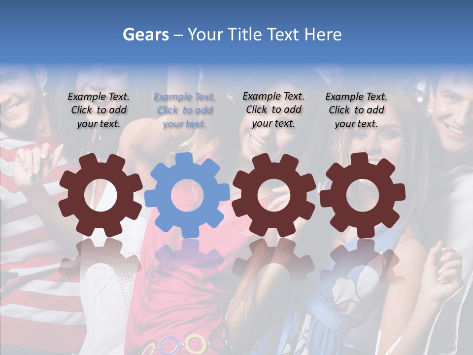 Boyfriend Lifestyle Group PowerPoint Template