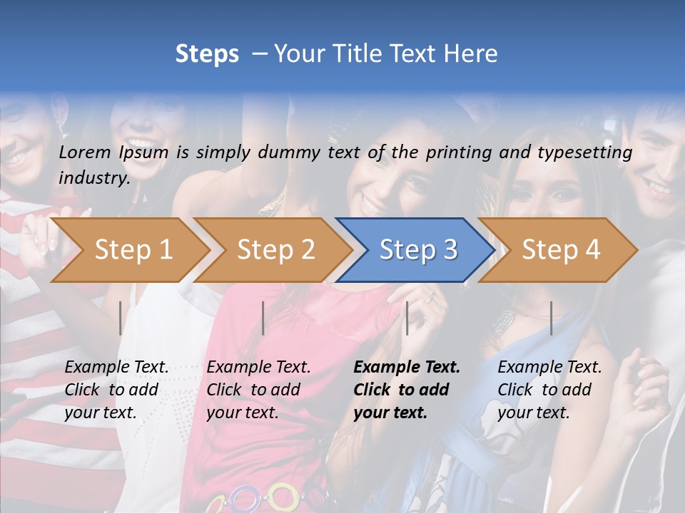 Boyfriend Lifestyle Group PowerPoint Template