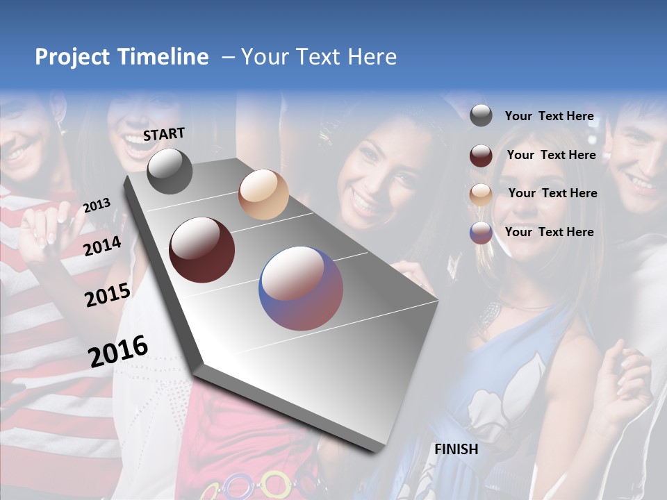 Boyfriend Lifestyle Group PowerPoint Template