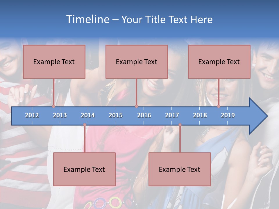Boyfriend Lifestyle Group PowerPoint Template