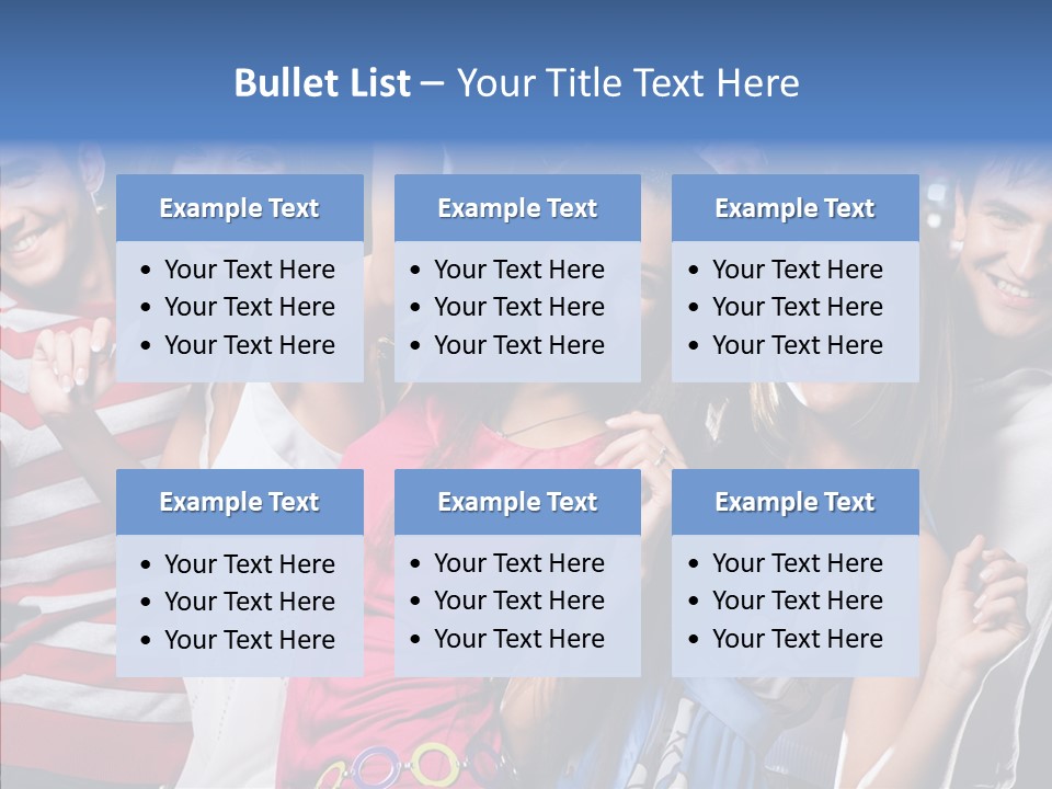 Boyfriend Lifestyle Group PowerPoint Template