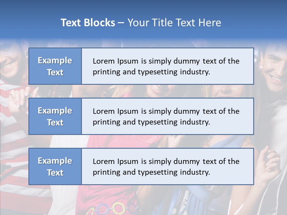 Boyfriend Lifestyle Group PowerPoint Template