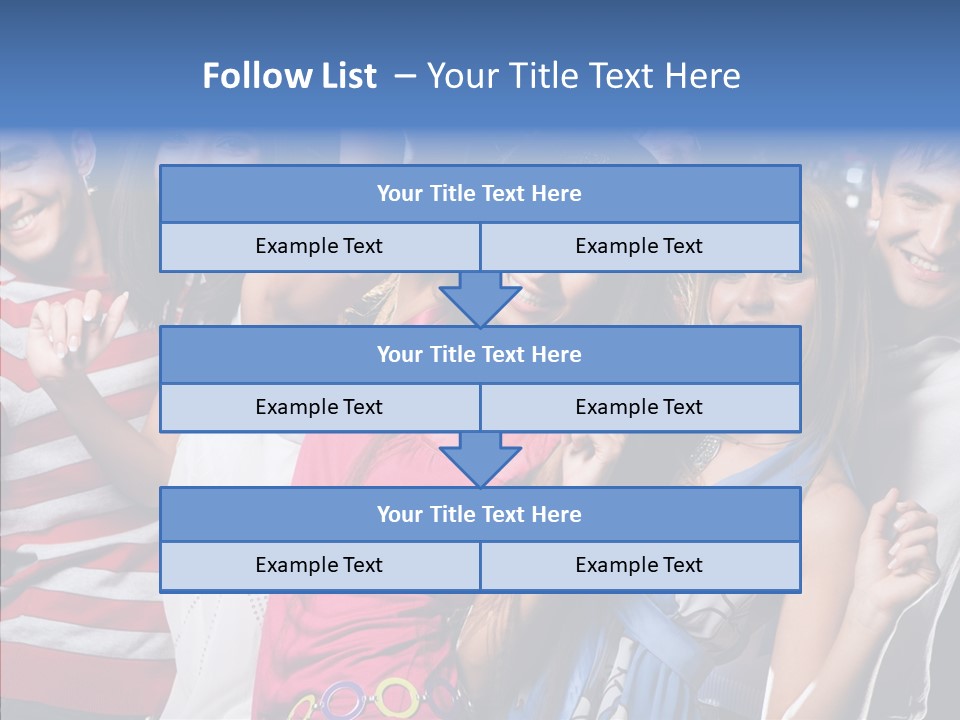 Boyfriend Lifestyle Group PowerPoint Template
