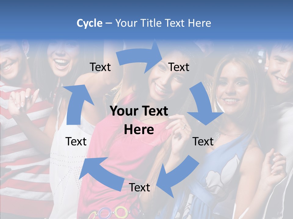 Boyfriend Lifestyle Group PowerPoint Template