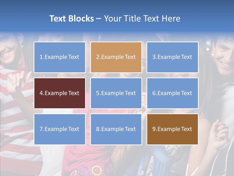 Boyfriend Lifestyle Group PowerPoint Template