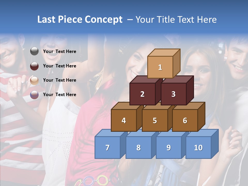 Boyfriend Lifestyle Group PowerPoint Template