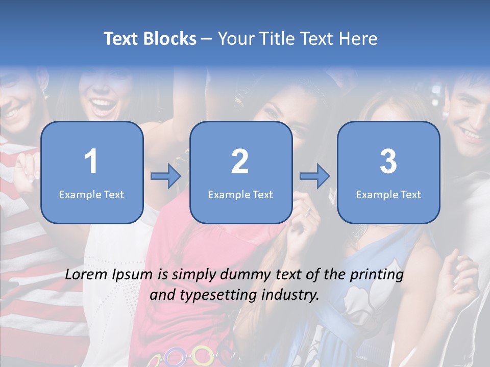 Boyfriend Lifestyle Group PowerPoint Template