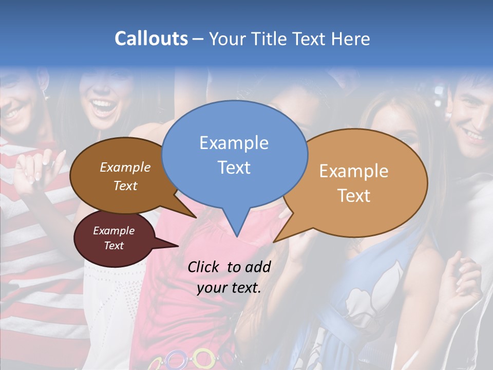 Boyfriend Lifestyle Group PowerPoint Template