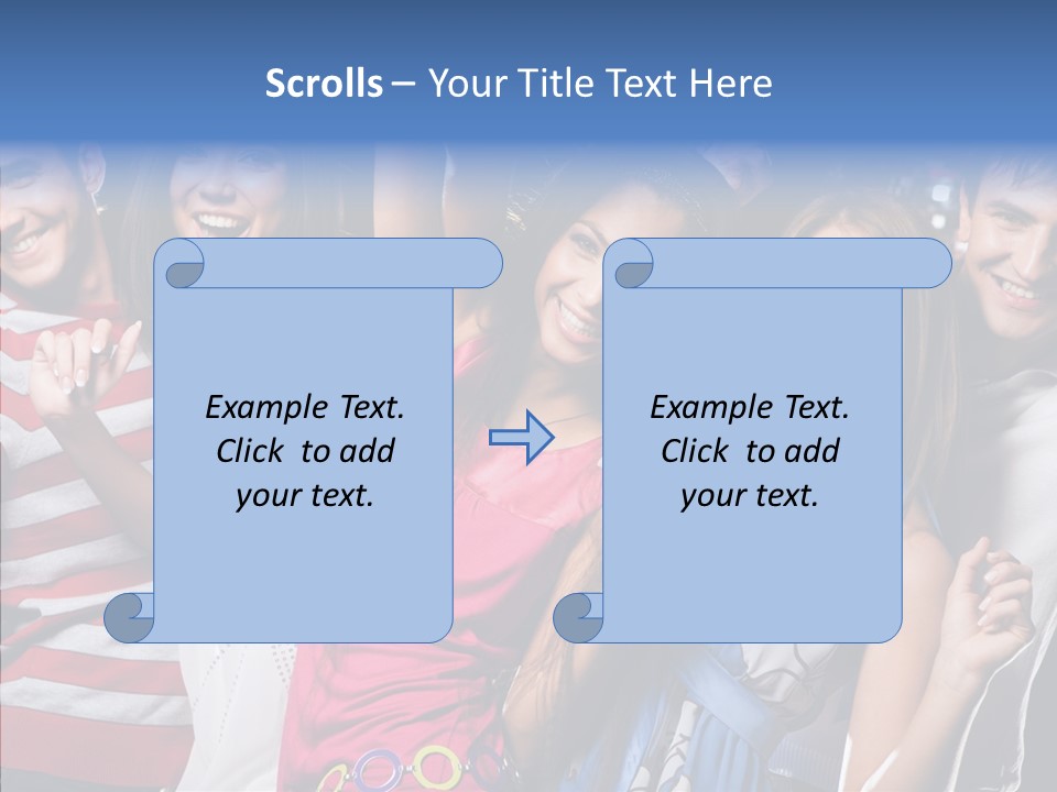 Boyfriend Lifestyle Group PowerPoint Template