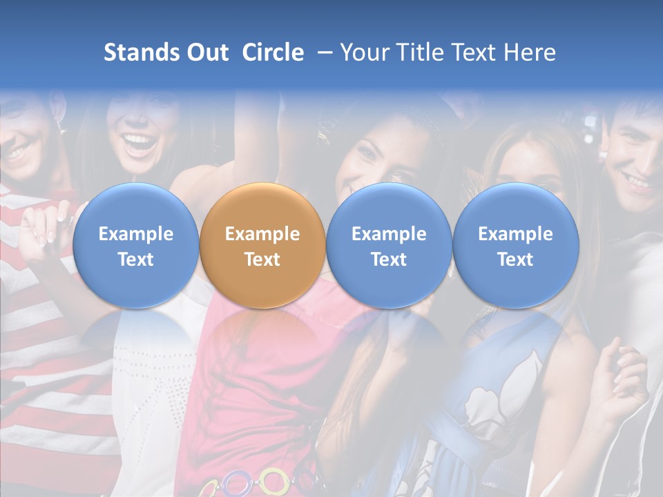 Boyfriend Lifestyle Group PowerPoint Template