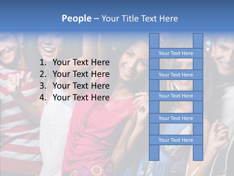 Boyfriend Lifestyle Group PowerPoint Template