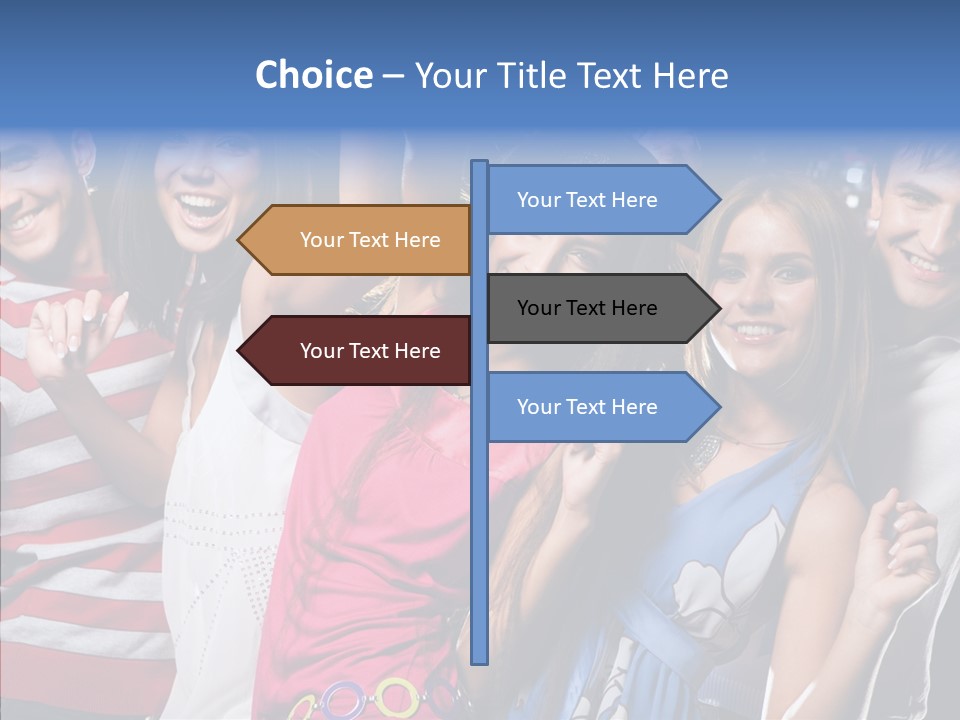 Boyfriend Lifestyle Group PowerPoint Template