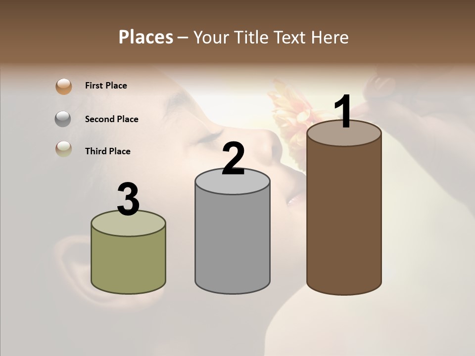 Pick Childhood Flower PowerPoint Template