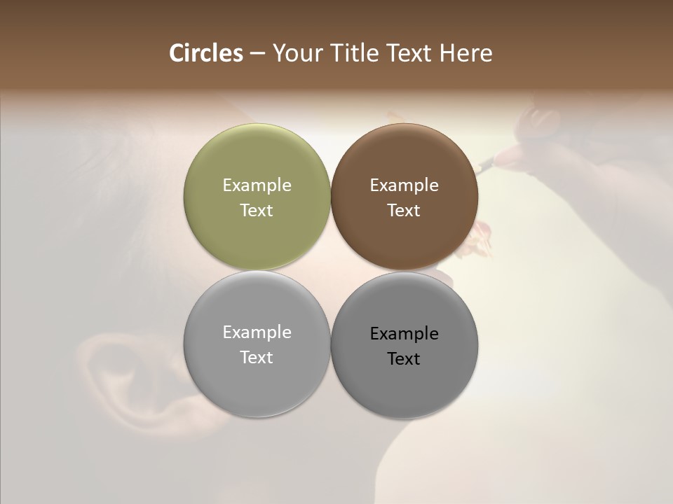 Pick Childhood Flower PowerPoint Template