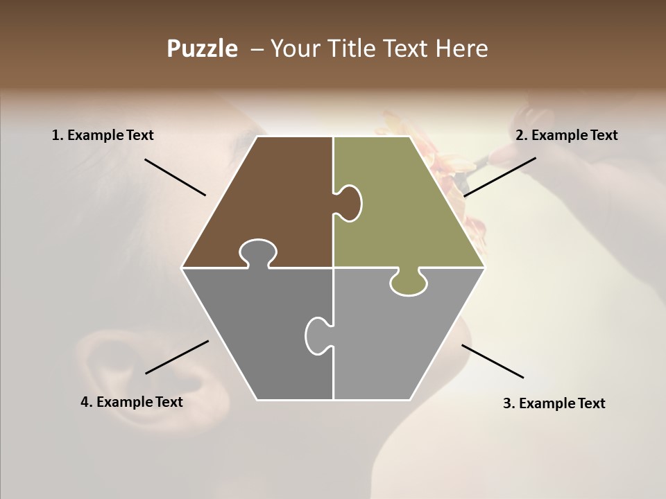 Pick Childhood Flower PowerPoint Template