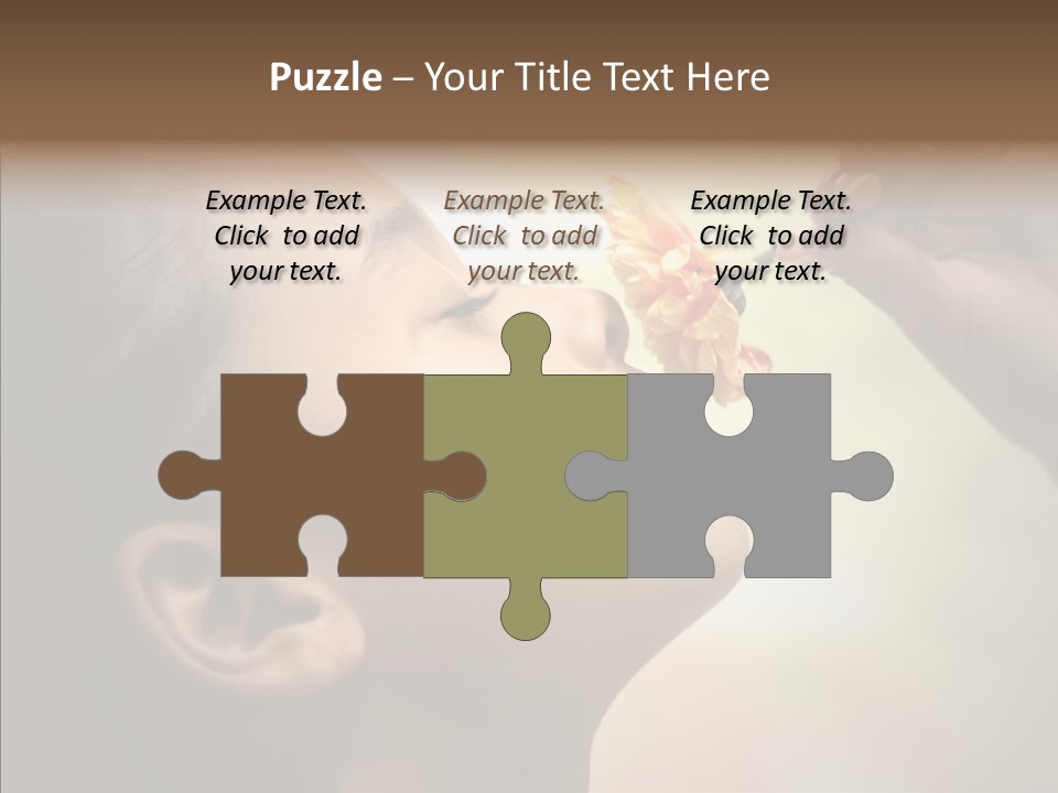 Pick Childhood Flower PowerPoint Template