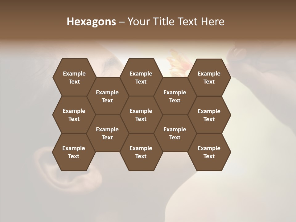 Pick Childhood Flower PowerPoint Template