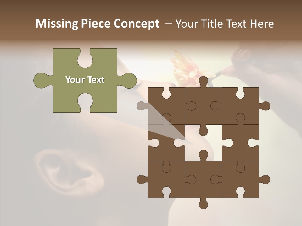 Pick Childhood Flower PowerPoint Template